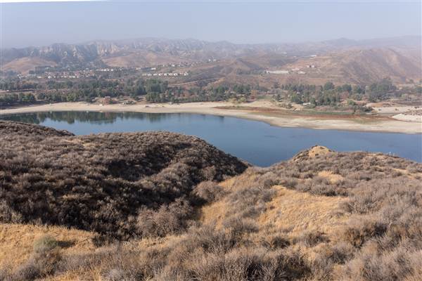 Castaic Lake State Recreation Area (SRA) - lake administered by Los Angeles County (1/26/2015)