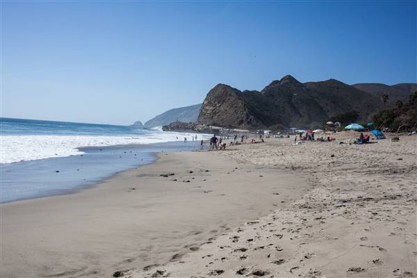 Sycamore Cove State Beach (SB) & Campground @ Point Mugu State Park (SP) - CFC (4/5/2016 - Credits: Photo courtesy of Gillian Bissonnette, California Film Commission)