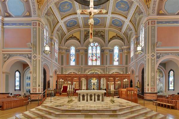 Cathedral of the Blessed Sacrament (6/13/2013 - Credits: By David Leigh Ellis (Self-photographed) [GFDL (http://www.gnu.org/copyleft/fdl.html) or CC BY-SA 3.0 (http://creativecommons.org/licenses/by-sa/3.0)], via Wikimedia Commons)