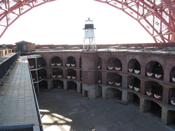 Fort Point National Historic Site (5/30/2012 - Credits: "Fort Point National Historical Site- San Francisco, California" by Doug Kerr (CC BY-SA 2.0)[https://creativecommons.org/licenses/by-sa/2.0/legalcode]https://www.flickr.com/photos/dougtone/)