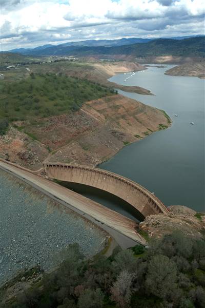 Lake McClure & Barrett Cove Recreation Area (3/2/2015 - Credits: Photo courtesy of California Department of Water Resources)