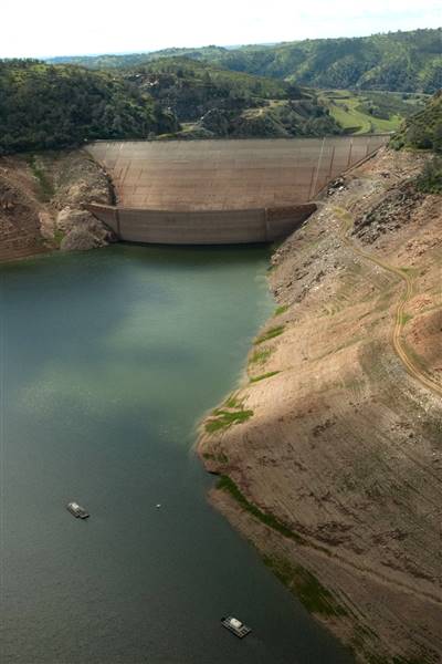 Lake McClure & Barrett Cove Recreation Area (3/2/2015 - Credits: Photo courtesy of California Department of Water Resources)