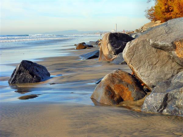 South Carlsbad State Beach (SB) (12/28/2011 - Credits: "South Carlsbad Beach" by Flickr User: Coastal Jester (CC BY-NC-ND 2.0)[https://creativecommons.org/licenses/by-nc-nd/2.0/legalcode]https://www.flickr.com/photos/jesterinsd/)