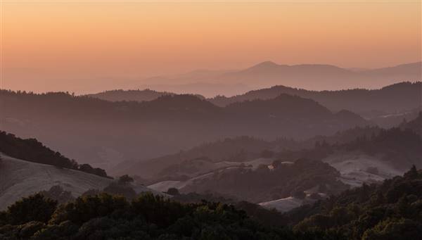 Sugarloaf Ridge State Park (SP) (8/3/2013 - Credits: "Hood Mountain Regional Park at Dusk" by Eugene Kim (CC BY 2.0)[https://creativecommons.org/licenses/by/2.0/legalcode]https://www.flickr.com/photos/eekim/)