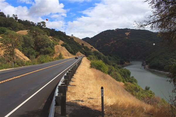 Coyote Valley Dam / Lake Mendocino - Lake Mendocino - northern region (9/20/2017 - Credits: Kellen Lim)