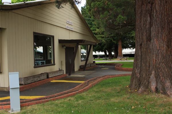 Mendocino County Fair and Apple Show - Arts Building entrance (5/31/2018 - Credits: Kellen Lim)