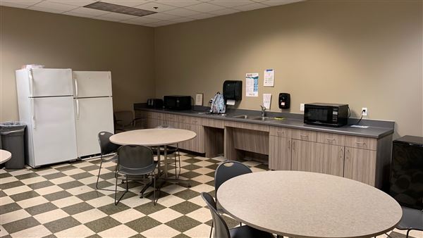 Junipero Serra State Building - Department of General Services (DGS) - Break Room (8/3/2022 - Credits: Brandy Davis)