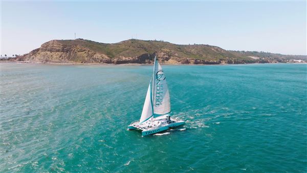 Triton Charters - 70 foot Catamaran in San Diego Bay (9/21/2022)