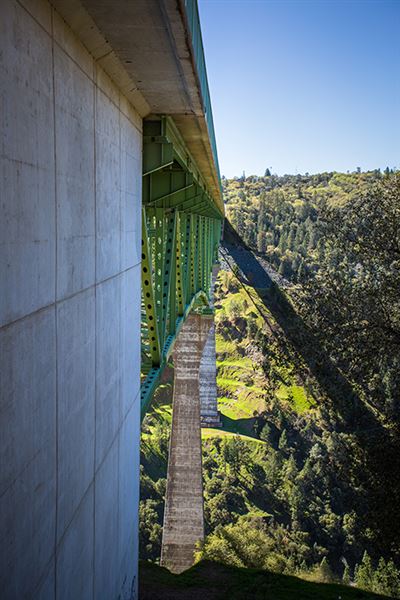 Foresthill Bridge aka Auburn-Foresthill Bridge or Auburn Bridge (4/15/2020 - Credits: Placer County)