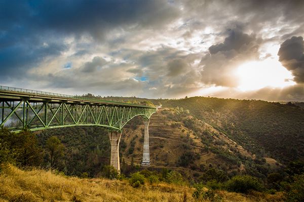 Foresthill Bridge aka Auburn-Foresthill Bridge or Auburn Bridge (4/15/2020 - Credits: Placer County)