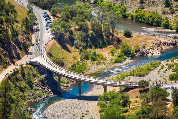Foresthill Bridge aka Auburn-Foresthill Bridge or Auburn Bridge (4/15/2020 - Credits: Placer County)