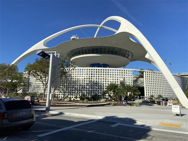 Los Angeles International Airport (LAX) - Theme Building Exteriors Only (1/9/2024 - Credits: Michael S. Hoffner)