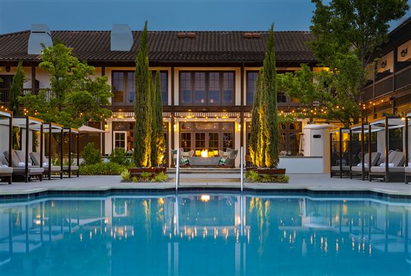 The Lodge at Sonoma Resort, Autograph Collection - Pool at Dusk (5/14/2021 - Credits: Erin Mcvicar)