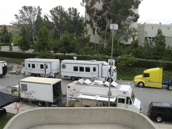 Bren Events Center & Crawford Athletics Complex - Parking Lot for Production (5/23/2011 - Credits: Photo Courtesy of UC Irvine Athletics & Bren Events Center)