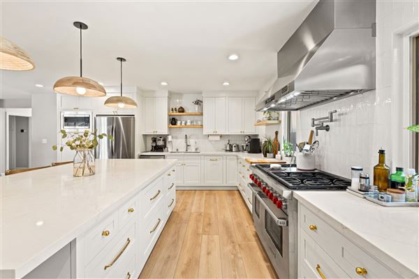 Modern kitchen and dream family room (5/26/2024 - Credits: Lonnie Silberling)