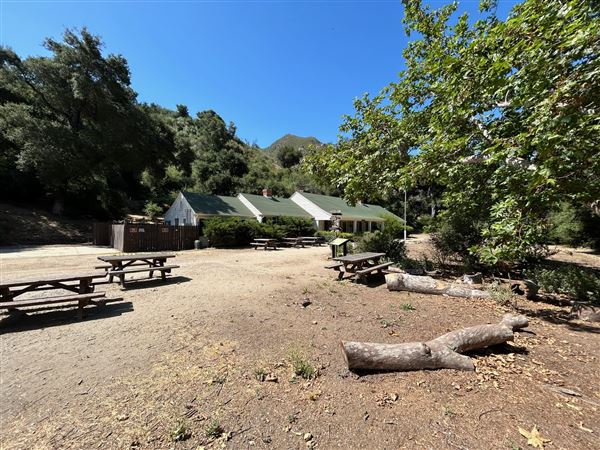 Malibu Creek State Park (SP) - Visitors Center and bridge over creek (6/26/2024 - Credits: Brandy Davis)