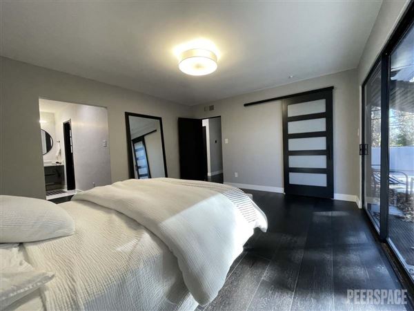 Unique Mid-Century Modern Home on 11,000 SF Corner Lot with Large Swimming Pool (11/22/2024 - Credits: Natalie Tarpinian)