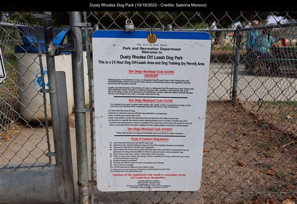 Dusty Rhodes Dog Park (10/18/2023 - Credits: Sabrina Moreno)