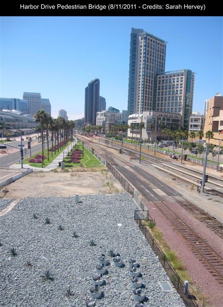 Harbor Drive Pedestrian Bridge (8/11/2011 - Credits: Sarah Hervey)