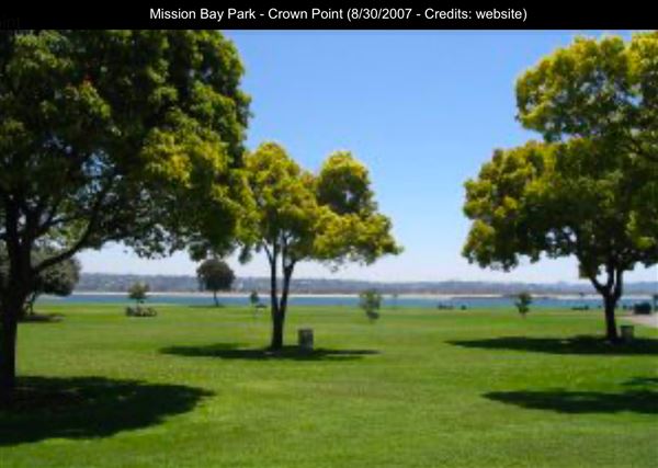 Mission Bay Parks - Mission Bay Park - Crown Point (8/30/2007 - Credits: San Diego Film Commision)