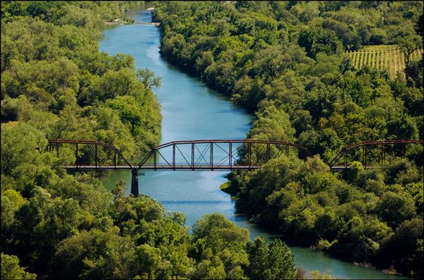 Wohler Bridge over Russian River (4/25/2025 - Credits: George Rose)