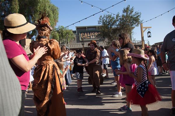 Knott's Berry Farm & Knott's California Marketplace - Ghost Town - Calico Saloon (5/15/2025 - Credits: Six Flags Entertainment Corporation)