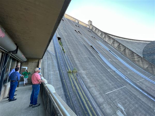 Shasta Dam (7/28/2025 - Credits: U.S. Bureau of Reclamation)