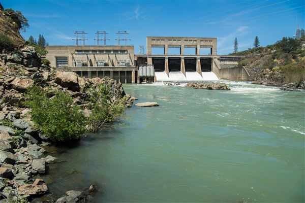 Keswick Dam (7/28/2025 - Credits: U.S. Bureau of Reclamation)