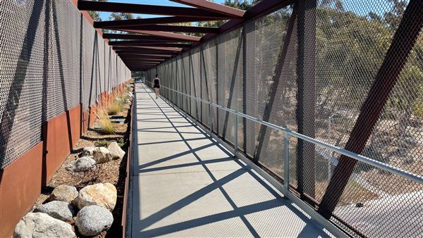 Mark Ridley Thomas Bridge located Kenneth Hahn State Recreational Area (SRA) (10/5/2021 - Credits: Leo Fialho)