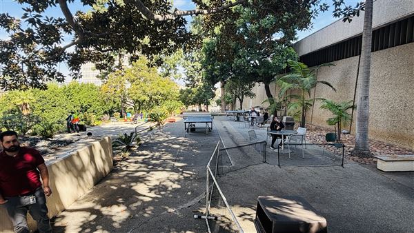 LADWP Headquarters / John Ferraro Building - Outdoor Eating Area (2/25/2026 - Credits: Brandy Davis)