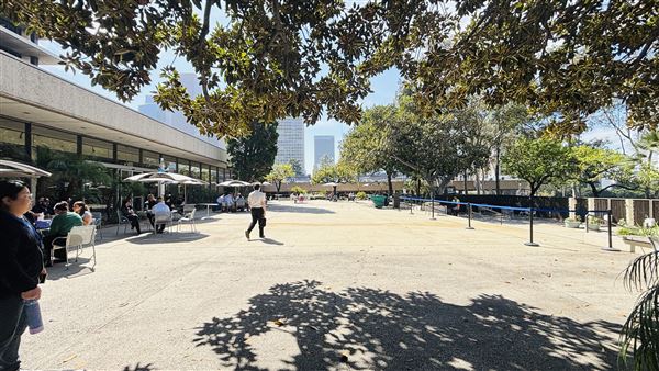 LADWP Headquarters / John Ferraro Building - Outdoor Eating Area (2/25/2026 - Credits: Brandy Davis)