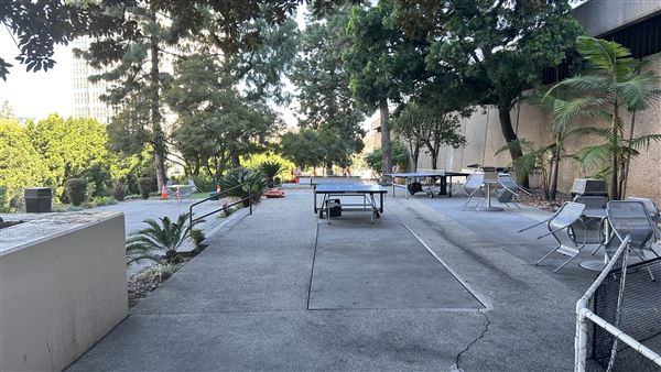 LADWP Headquarters / John Ferraro Building - Outside eating area (2/27/2026 - Credits: Brandy Davis)