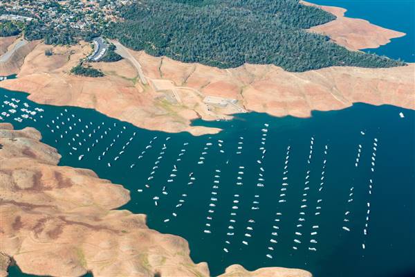 Lake Oroville State Recreation Area (SRA) (9/18/2015 - Credits: Photo by: California Department of Water Resources)