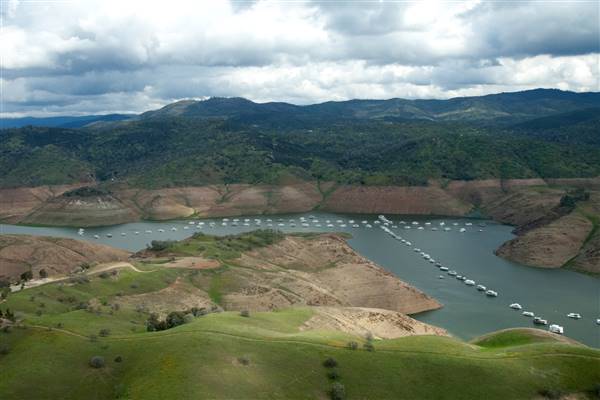 Lake McClure & Barrett Cove Recreation Area (3/2/2015 - Credits: Photo courtesy of California Department of Water Resources)