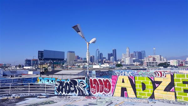Rooftop View of Downtown LA (1/1/2017)