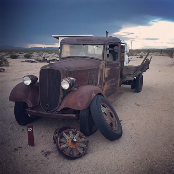 Goffs Schoolhouse (8/8/2018 - Credits: Laura Misajet, Mojave Desert Heritage & Cultural Association)