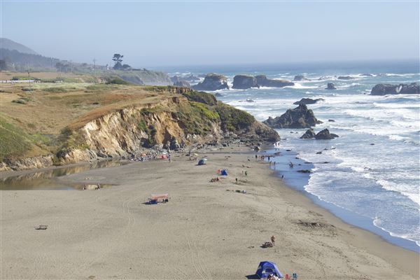 Westport Beach RV Park and Campground - Private Beach (6/26/2018 - Credits: Kellen Lim)
