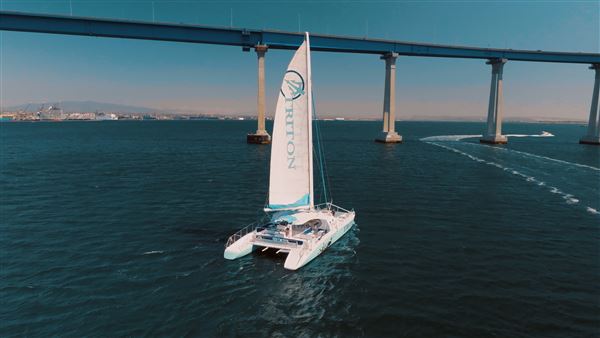 Triton Charters - 70 foot Catamaran in San Diego Bay (9/21/2022)