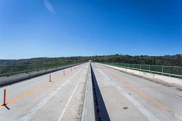 Foresthill Bridge aka Auburn-Foresthill Bridge or Auburn Bridge (4/15/2020 - Credits: Placer County)