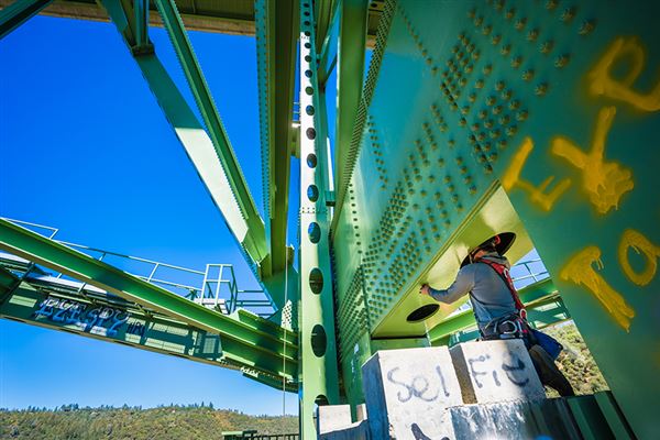 Foresthill Bridge aka Auburn-Foresthill Bridge or Auburn Bridge (4/15/2020 - Credits: Placer County)