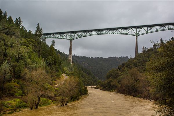 Foresthill Bridge aka Auburn-Foresthill Bridge or Auburn Bridge (4/15/2020 - Credits: Placer County)
