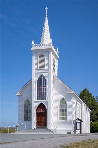 Bodega (6/5/2023 - Credits: "St. Teresa of Ávila Church."by Frank Shulenburg (CC BY-SA 4.0)[https://creativecommons.org/licenses/by-sa/4.0/]https://en.wikipedia.org/wiki/Bodega,_California#/media/File:Saint_Teresa_of_Avila_Church,_Bodega_(2023)-L1003432.jpg)
