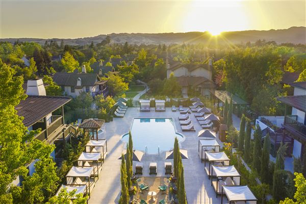 The Lodge at Sonoma Resort, Autograph Collection - Pool DRONE (5/14/2021 - Credits: Erin Mcvicar)