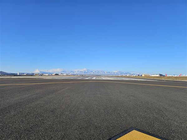 Southern California Logistics Airport (SCLA) - former George AFB - BRAC - Runway 21 Underrun and Threshold (2/7/2024 - Credits: Leasing Coordinator)