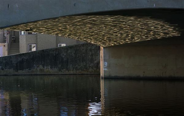 Capitola Village - "Under Stockton Street Bridge" (1/14/2014 - Credits: Ted Silveira)