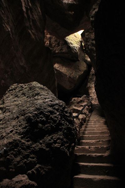 Pinnacles National Park - NPS - Bear Gulch Cave Stairs (3/5/2024 - Credits: Chris Symons)