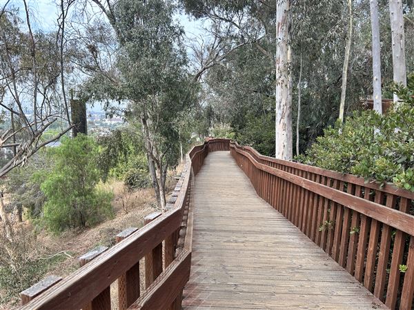 Culver City Park Bill Botts Field - The path up to baseball fields. (10/4/2024 - Credits: Brandy Davis)