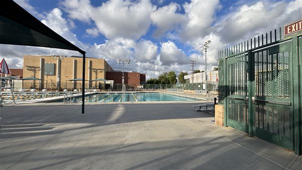 Los Angeles Valley College - LAVC - Swimming Pool across from South Gym (3/10/2025 - Credits: Brandy Davis)