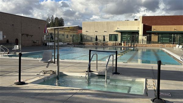 Los Angeles Valley College - LAVC - Swimming Pool across from South Gym (3/10/2025 - Credits: Brandy Davis)