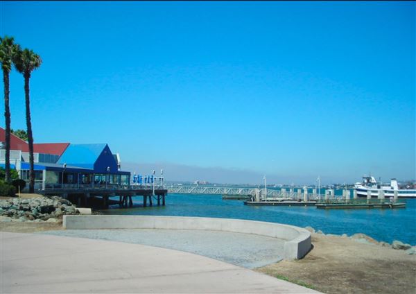 Coronado Ferry Landing Park and Beach (9/18/2008 - Credits: San Diego Film Commision)